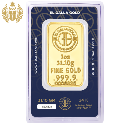El Galla, Gold Bar, 1 Troy Ounce (31.10 Gram), 999.9 Pure