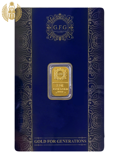 GFG, Gold Bar, 2.5 Gram, 999.9 Pure