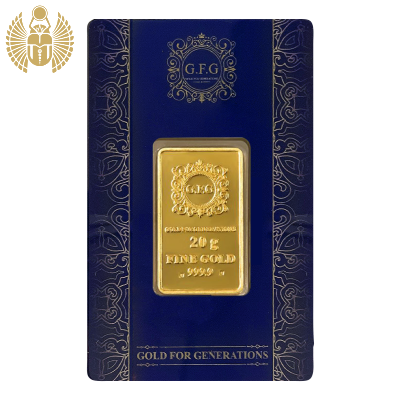 GFG, Gold Bar, 20 Gram, 999.9 Pure