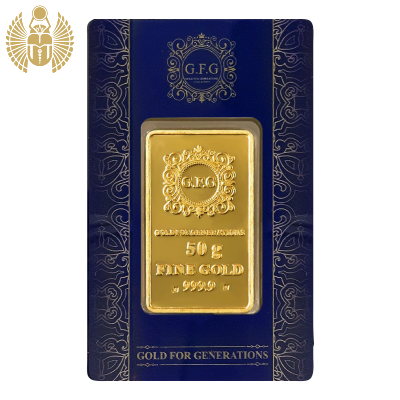 GFG, Gold Bar, 50 Gram, 999.9 Pure