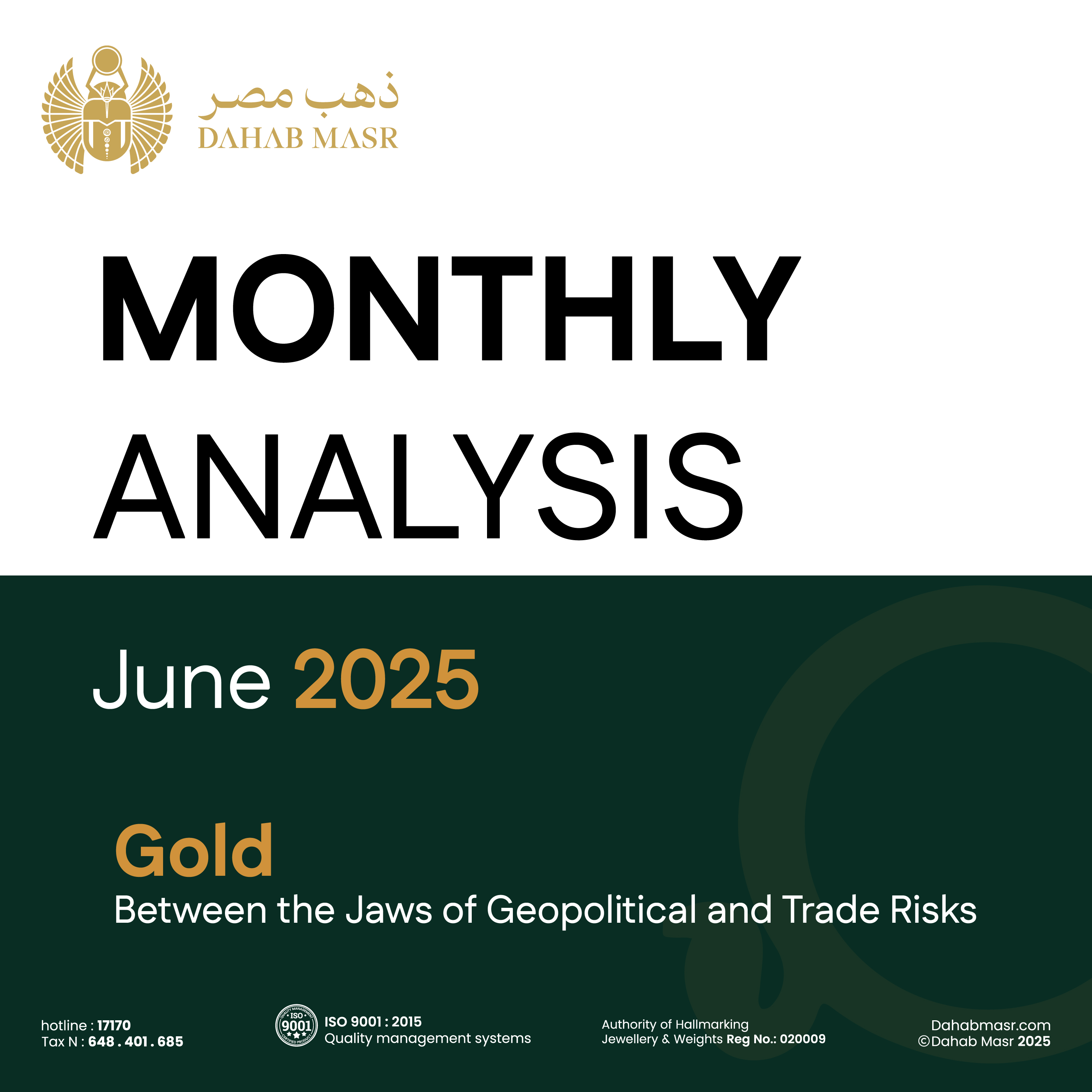 Monthly Gold Analysis – June 2025