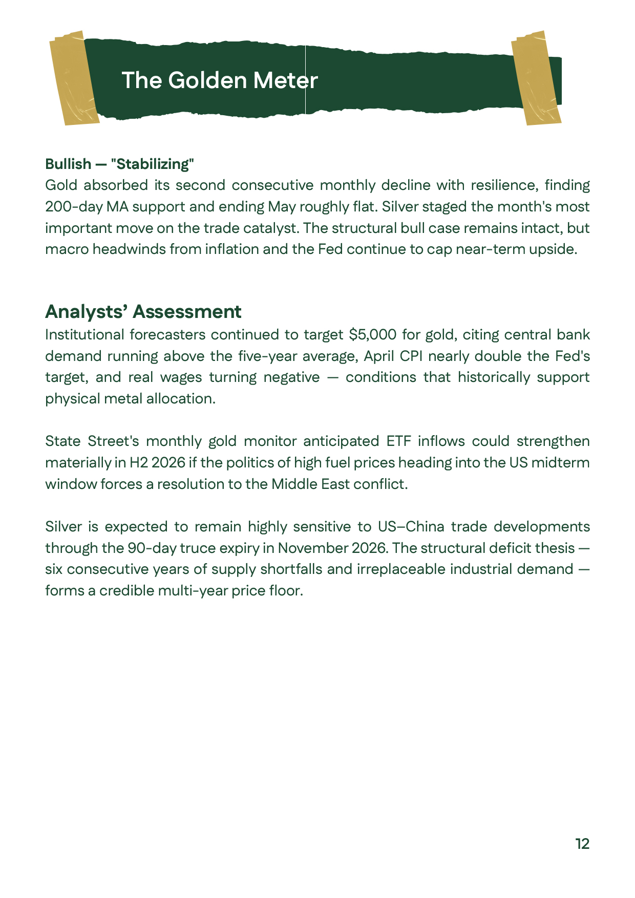 Analysts’ assessment of gold prices and silver prices in 2026, highlighting institutional forecasts, ETF demand, and central bank activity.