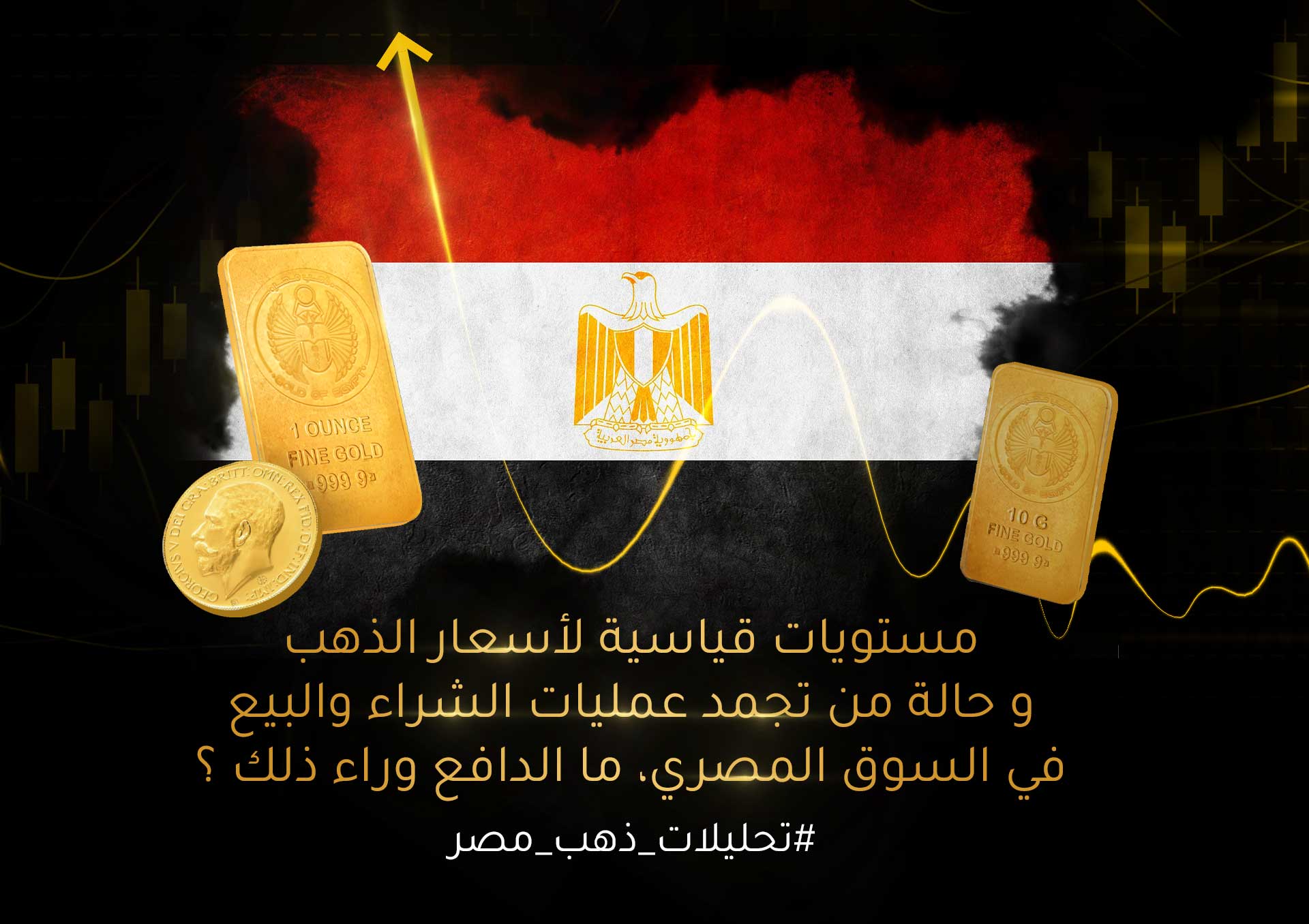 أسعار الذهب في مصر عند مستويات قياسية و حالة من تجمد عمليات الشراء والبيع في السوق، ما الدافع وراء ذلك ؟ 